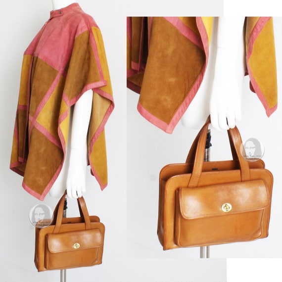 Bonnie Cashin for Coach Safari Tote Bag Double Po… - image 2