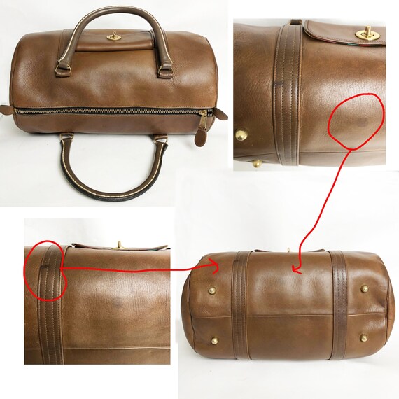Bonnie Cashin for Coach Safari Bag Brown Leather … - image 5