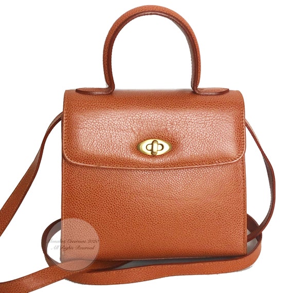 Vintage Coach Bag Gracie Madison Collection #4413 Italy Mandarin