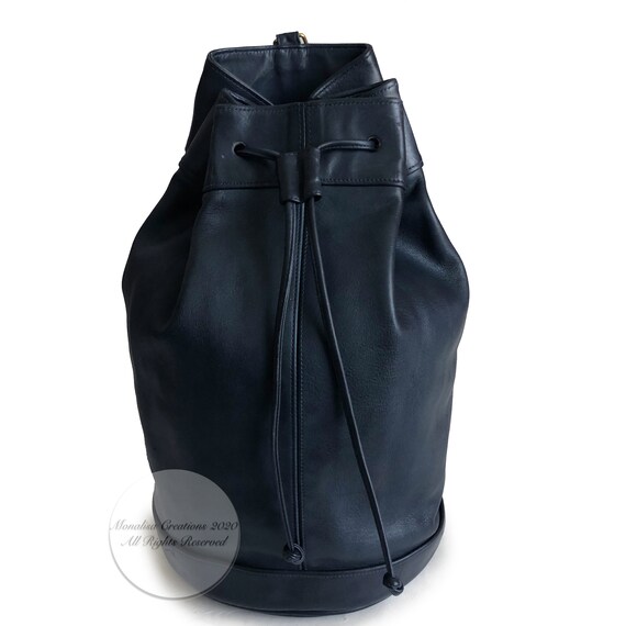 Vintage Coach Bag Drawstring Sling Duffle Sac 4023