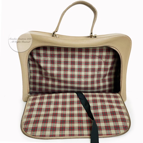 Bonnie Cashin for Coach Bag Attache Tan Leather C… - image 6