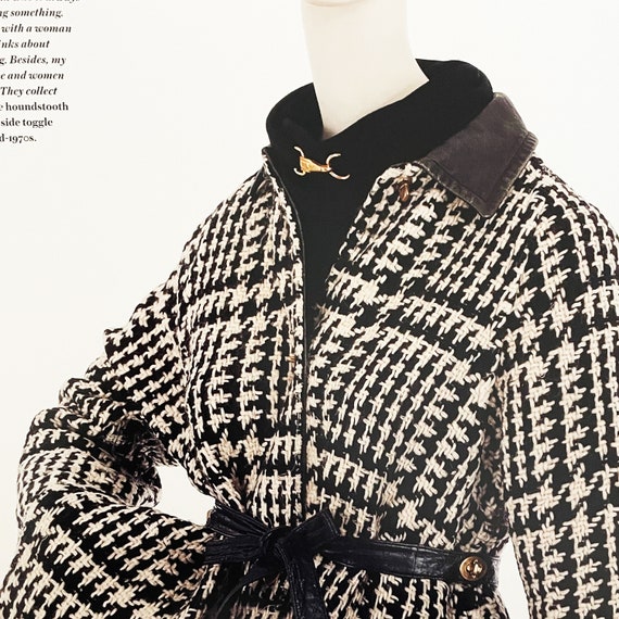 Bonnie Cashin for Sills Wool Knit Dress with Dog … - image 3