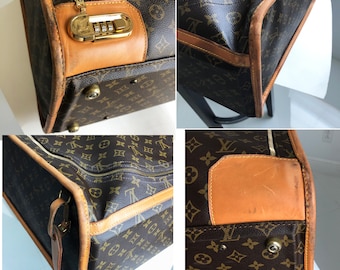 Vintage 70s/ 80s Rare LOUIS VUITTON Suitcase. Classic Monogram.