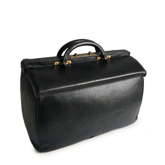 Buy Antique Louis Vuitton Black Doctors Bag Sac Cabine Rare Travel
