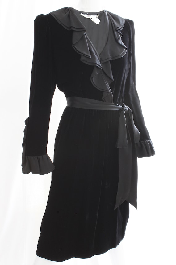 ysl black dress