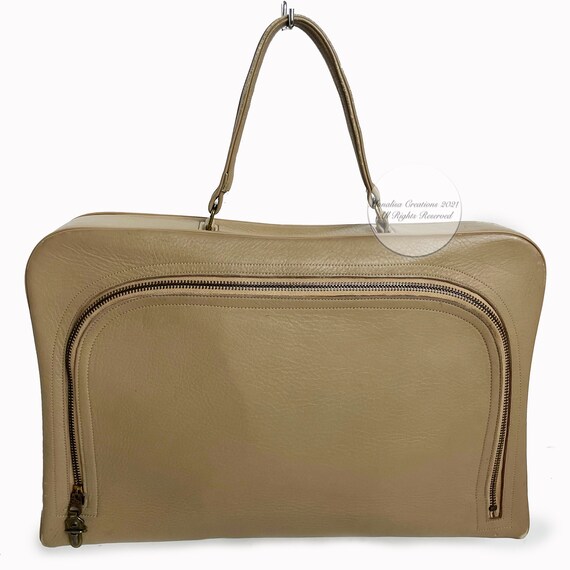 Bonnie Cashin for Coach Bag Attache Tan Leather C… - image 5