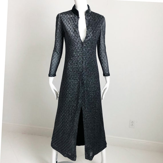 Donald Brooks Boutique Maxi Dress with Metallic D… - image 3