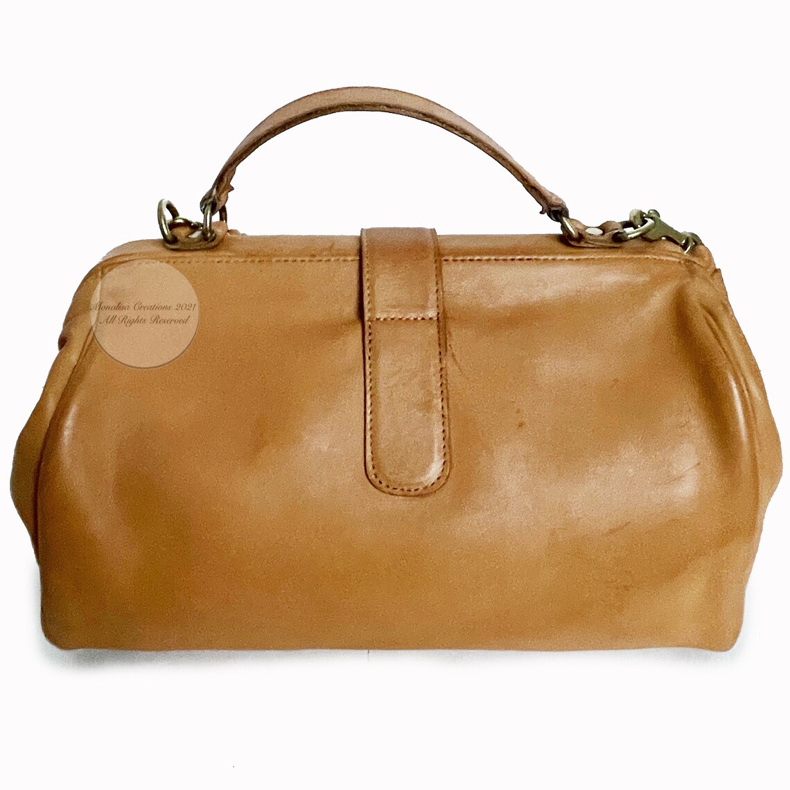 Vintage Coach Bag Hudson Satchel 4113 Chamois Leather Etsy