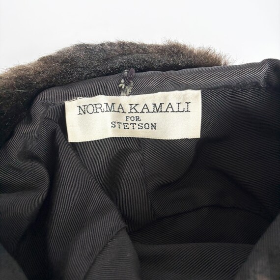 Norma Kamali for Stetson Hat Faux Fur Cossack Style Trapper  display picture 3