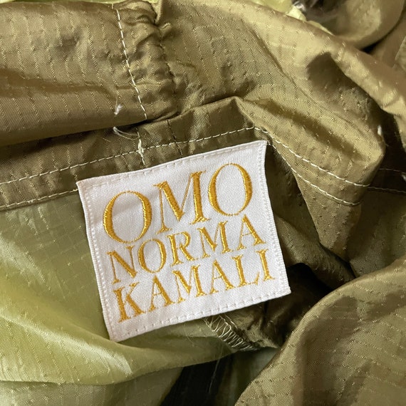 Norma Kamali OMO Parachute Jacket Khaki Green Col… - image 10