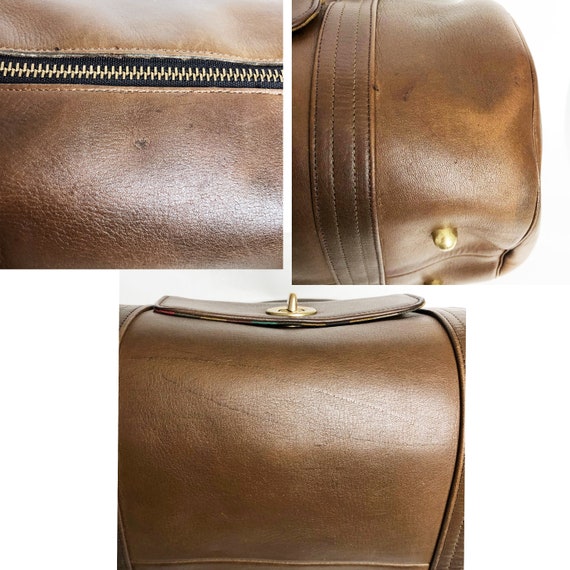Bonnie Cashin for Coach Safari Bag Brown Leather … - image 6