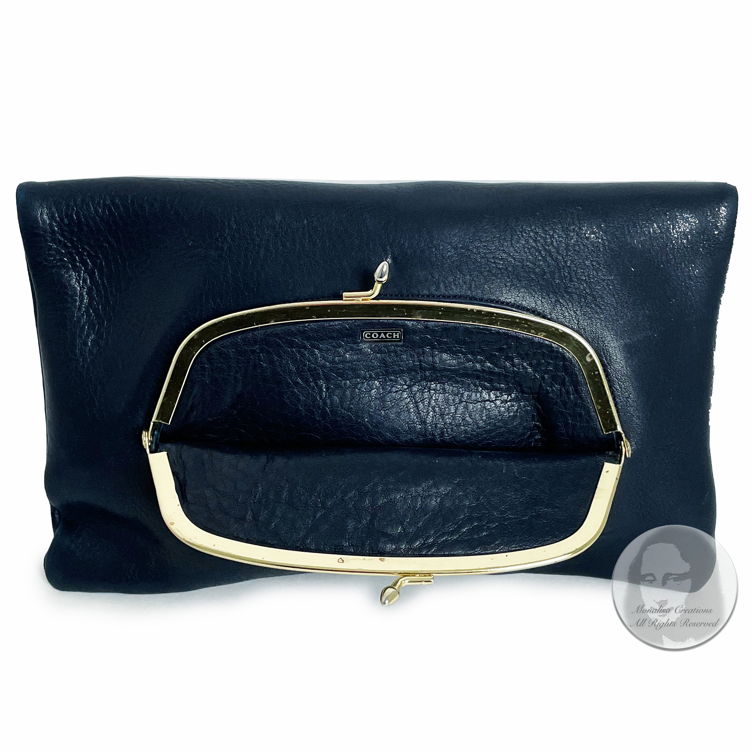 Bonnie Cashin for Coach Clutch Bag With Kiss Lock Pocket Bonnie Cashin for Coach Clutch Bag With Kiss Lock Pocket