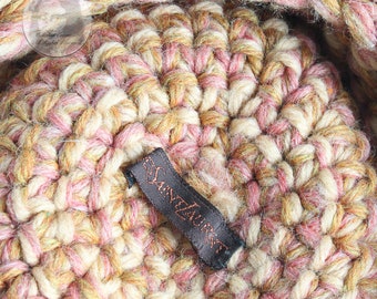 Yves Saint Laurent Knit Hat Multicolor Thick Braid Wool Cap  display picture 1