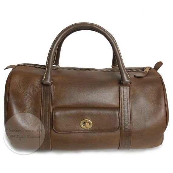 Bonnie Cashin for Coach Safari Bag Brown Leather … - image 1