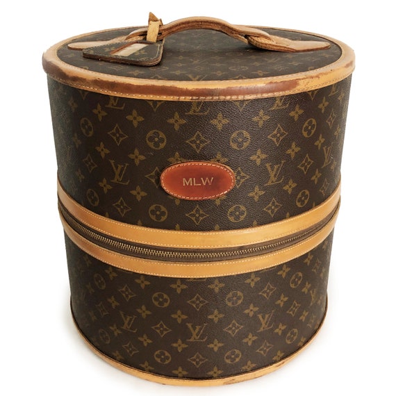 Louis Vuitton X French Company Monogram Wig Case Round Hat -  Israel