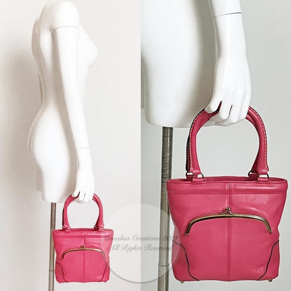 Bonnie Cashin for Coach Bag Kiss Lock Tote Rare S… - image 3