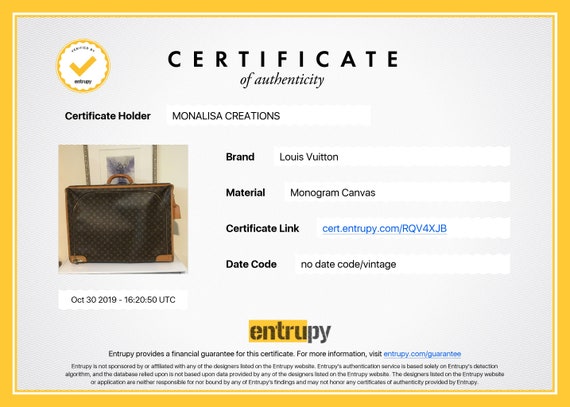 All Louis Vuitton Materials Supported For Authentication - Entrupy