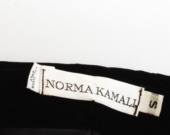 Vintage Norma Kamali Black Velvet Cossack Hat, High Brim  display picture 1
