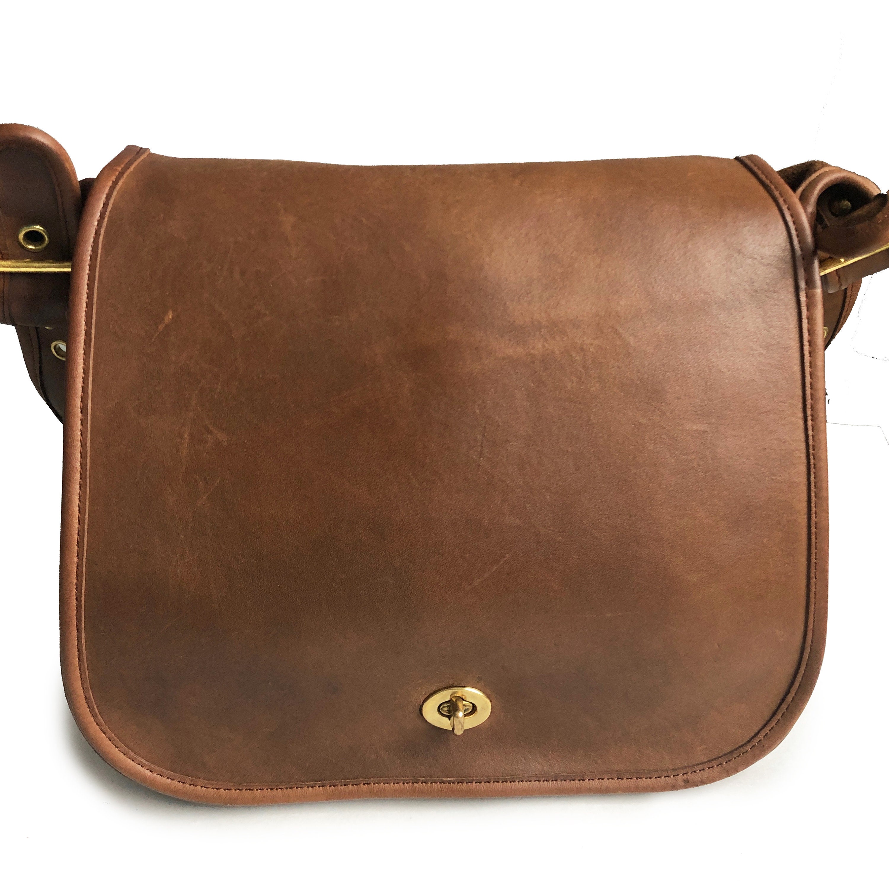 Coach Stewardess Bag Style 9525 Vintage Tabac Leather NYC Bag Etsy