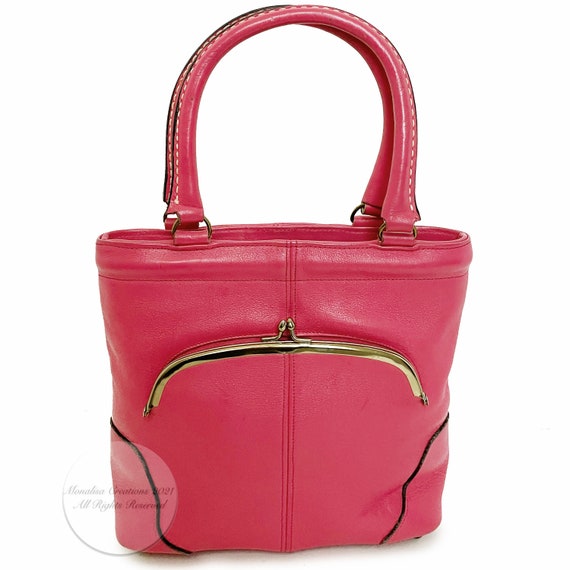 Bonnie Cashin for Coach Bag Kiss Lock Tote Rare S… - image 2