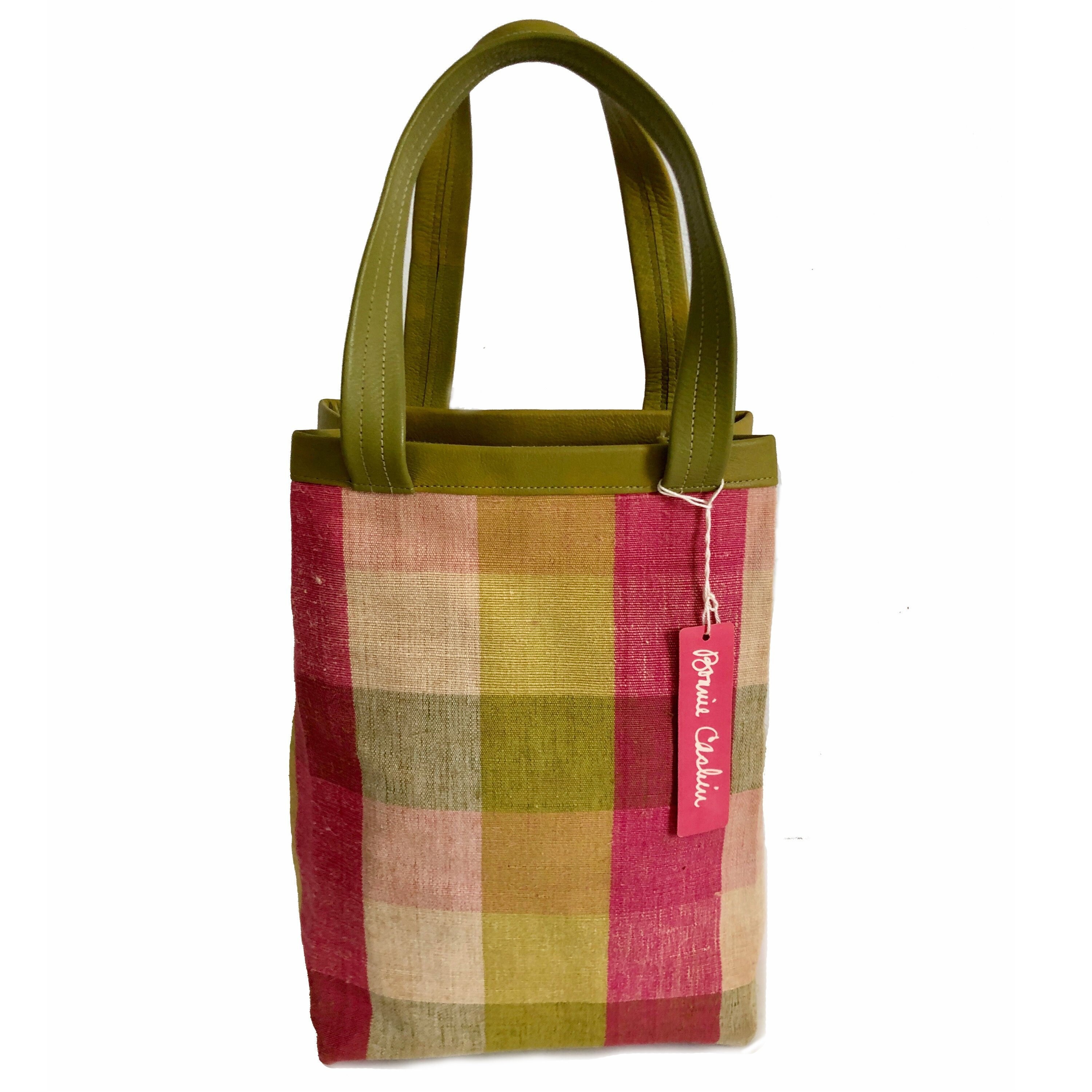 coach plaid tote