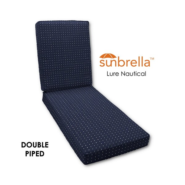 Outdoor Nautical Chaise Lounge Cushions Etsy