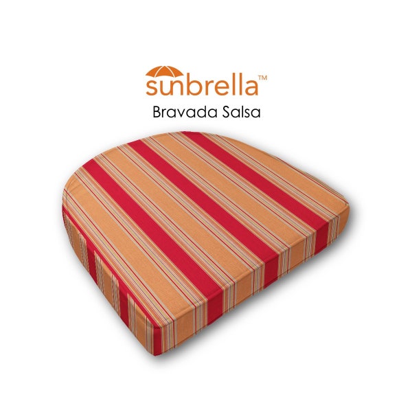 Outdoor Wicker Rounded Seat Cushions Etsy