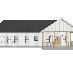 The Driftwood House - plattegrond met 4 slaapkamers en 2 badkamers; 51 x 35 bardominium