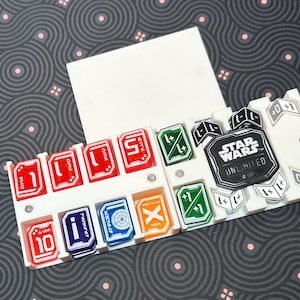 Inserto de fichas de Star Wars Unlimited - Sideloader universal
