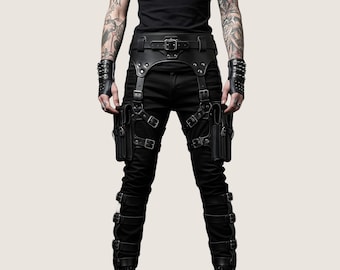 Tactical Style Twin Thigh Harness: Rugged Versatility for
