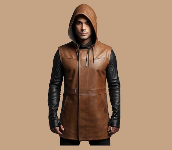 Dalton Lederjacke Herren Lederfett Lederjacke Schafleder Herren