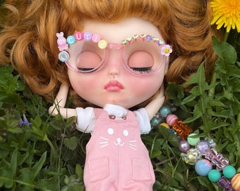 Blythe Doll Playground Contraband Nerd Glasses-Carina