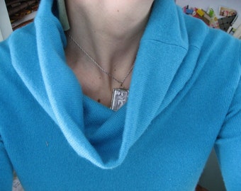 recycled cowl sweater tutorial