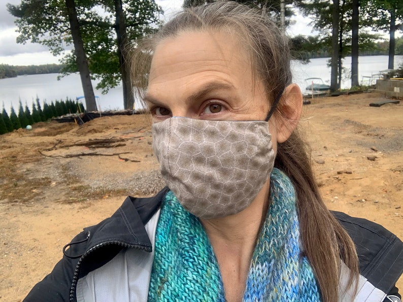 Limited Edition petoskey stone face mask image 4