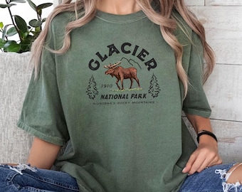 Glacier National Park Shirt, Glacier Park Tee, National Park Shirt, Glacier T-shirt, Camping Shirt, National Park Gift Shirt