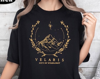 SJM Velaris Shirt, Velaris Shirt, City of Starlight, The Night Court, Sjm Merch, City of Starlight, Night Court Acotar, Thorns and Roses Tee