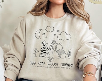 Vintage Hundred Acre Woods Honey Co. Sweatshirt, Classic Pooh Bear Sweater, Winnie The Pooh Est 1926 Crewneck, Disney Pooh Sweatshirt