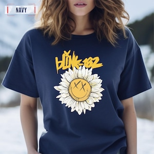 Blink 182 Shirt, Vintage Blink 182 2003 Album Shirt, World Tour Shirt, 90s Gifts, Blink 182 The World Tour Shirt, Arrow Smiley Shirt