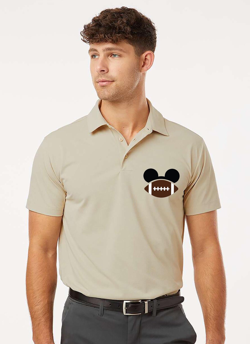 Mickey Mouse American Football Polo Shirt, Mickey Kids Polo Shirt, Disney Polo Shirt, American Football Lovers Gifts, Football Game Wear Shirtstore24H