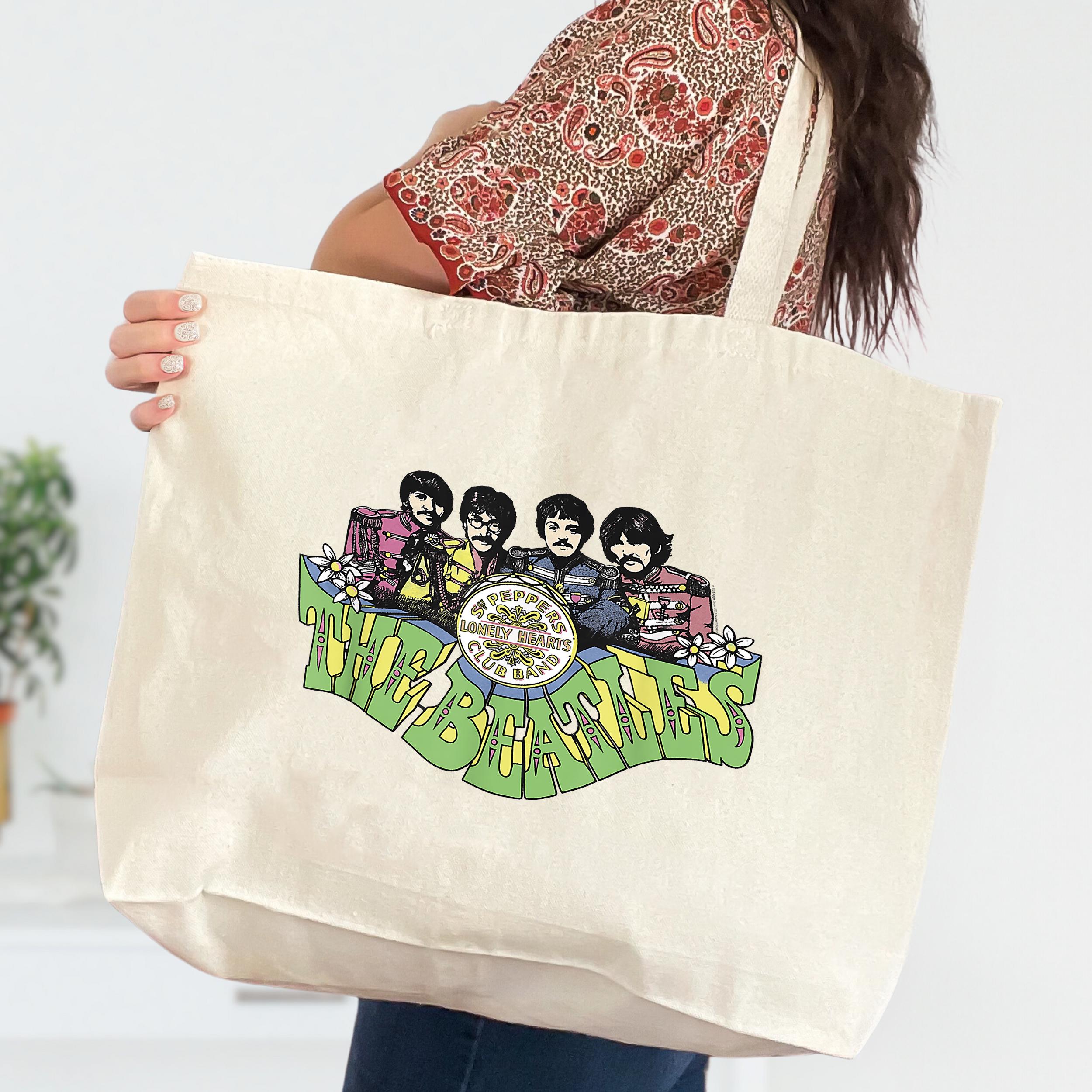 バッグ THE BEATLES The Red Album Tote MWOT The Beatles Red 62-66 Tote Bag Red Album Cover Artwork