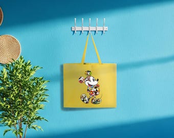 Cute Disney Mickey Mouse Tote Bag, Magic Kingdom Bag, Family Birthday Gift, Mickey Mouse Tote, Disney Vacation Bag, Disneyland Tote