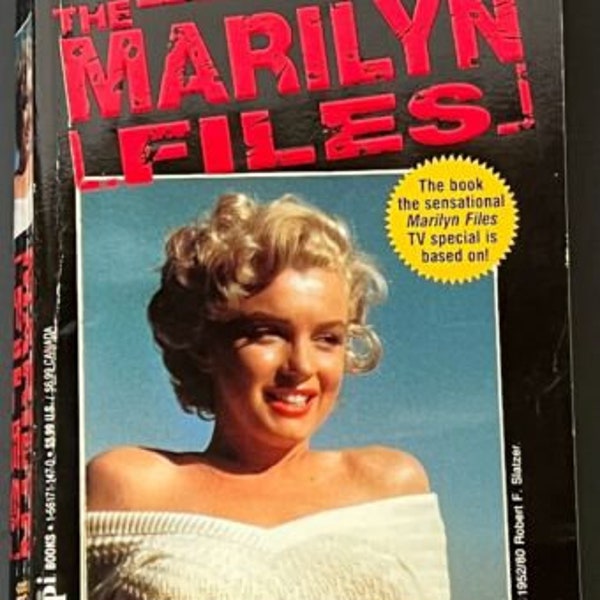 The Marilyn Files Monroe Paperback Book 1992 Robert Slatzer Movie Star