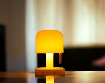 Paddestoel Zonsonderganglamp USB Oplaadbaar | Bureaudecoratie | Perfect voor studeertafel | Café-inrichting