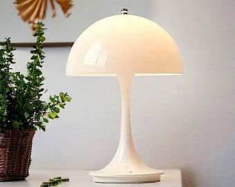Lampe de table portable champignon | Éclairage de chambre et décoration d'intérieur | Cadeaux de pendaison de crémaillère | Décoration de bureau | Lampe géniale | Lampe froide