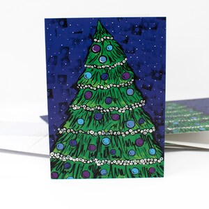 Christmas Tree Cards - Merry Christmas Greeting Cards