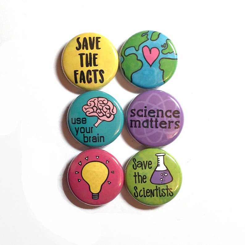 Science Pin Back Buttons or Fridge Magnets Climate Change - Etsy UK