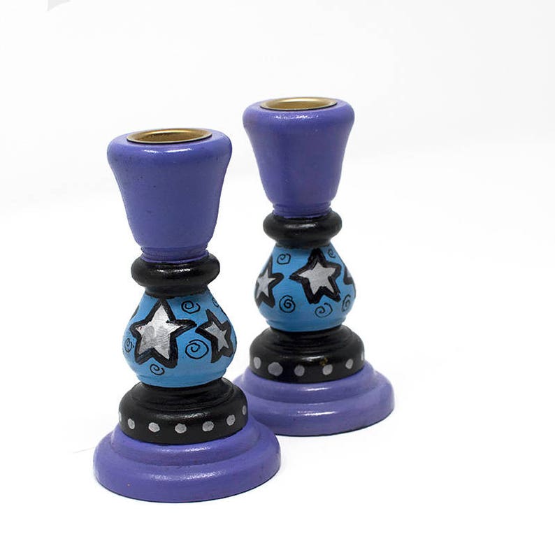 purple candlesticks