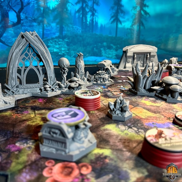 Elder Scrolls: Betrayal of the Second Era - Delve Set - 3D Printed Board Game Upgrade