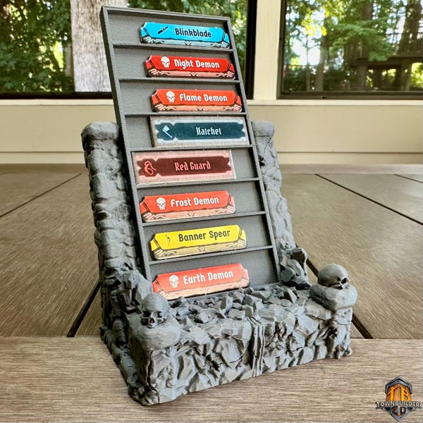 Gloomhaven Initiative Tracker: 3D Printed Board Game Upgrade