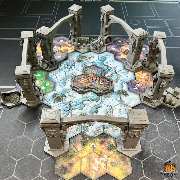 Elder Scrolls: Betrayal of the Second Era - Skyrim Set - 3D Printed Board Game Upgrade